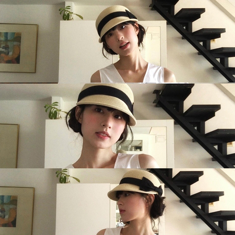 หมวกปีกกว้างทรงโดมสำหรับผู้หญิ - Straw Hat Summer บทวิจารณ์และราคา