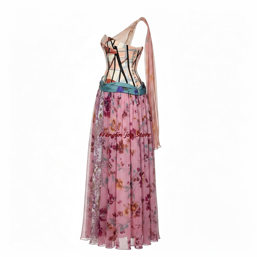ชุดคอนเสิร์ตอะนิเมะฤดูร้อน-ชุด - Floral Summer Dress บทวิจารณ์และราคา