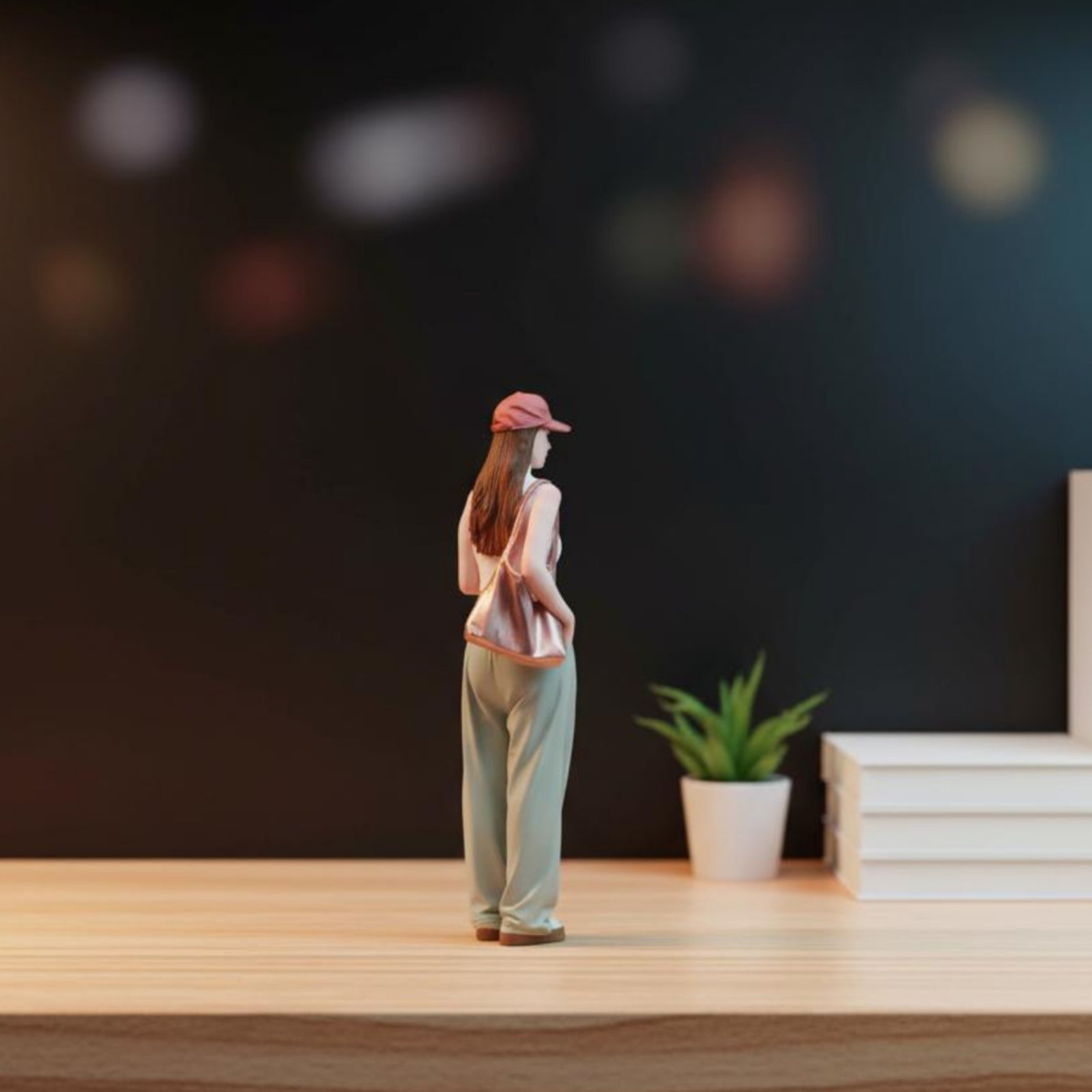 รูปปั้นเด็กผู้หญิงถือกาแฟ แฟชั - Women Fashion Pose บทวิจารณ์และราคา