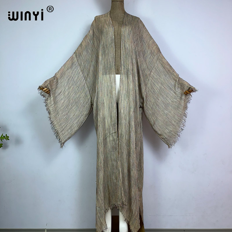 Winyi ชุดเดรสคาร์ดิแกนเนื้อนุ่ - Women'S Fashion Kimono บทวิจารณ์และราคา