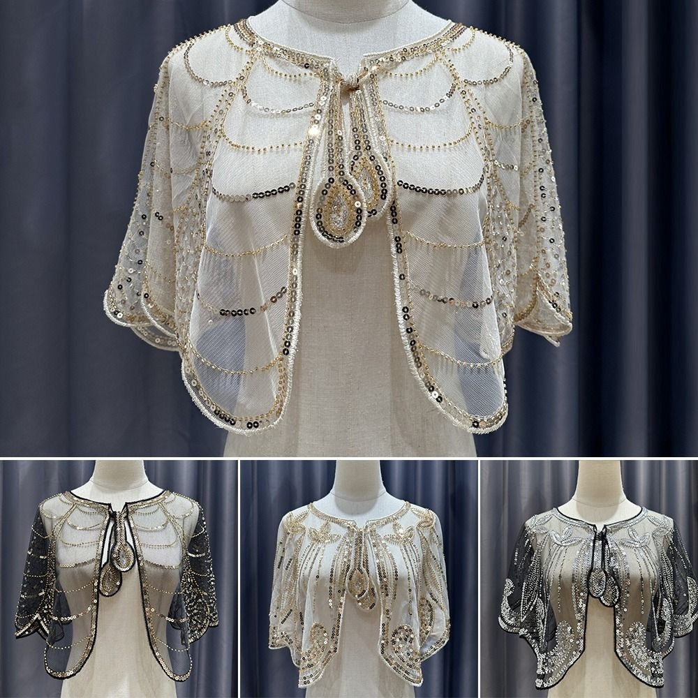 ผ้าคลุมไหล่ปักเลื่อมหรูหราประด - Women'S Fashion Of The 1920S บทวิจารณ์และราคา