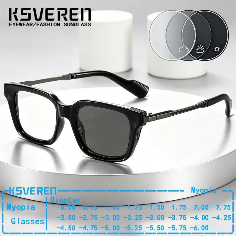 แว่นตาสายตาสั้นเปลี่ยนสีอัตโนม - Women'S Fashion Glasses With Clear Lenses บทวิจารณ์และราคา
